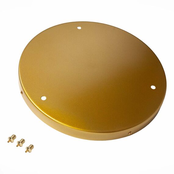 SL001.203.03 Потолочное крепление на 3 лампы (круглое) ST-Luce Золотистый SL1, изображение 3