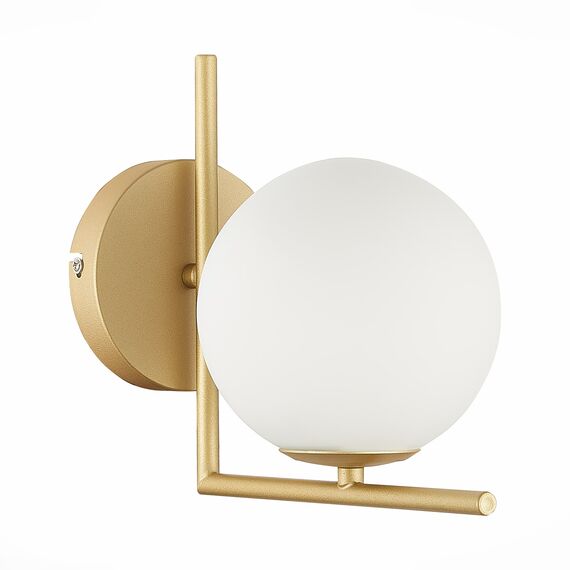 SL1148.301.01 Светильник настенный ST-Luce Латунь/Белый G9 1*5W CODDA, изображение 6