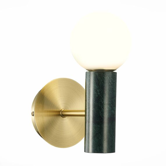 SL1210.401.01 Светильник настенный ST-Luce Золотистый, Черный/Белый G9 1*5W PIETRA, изображение 3