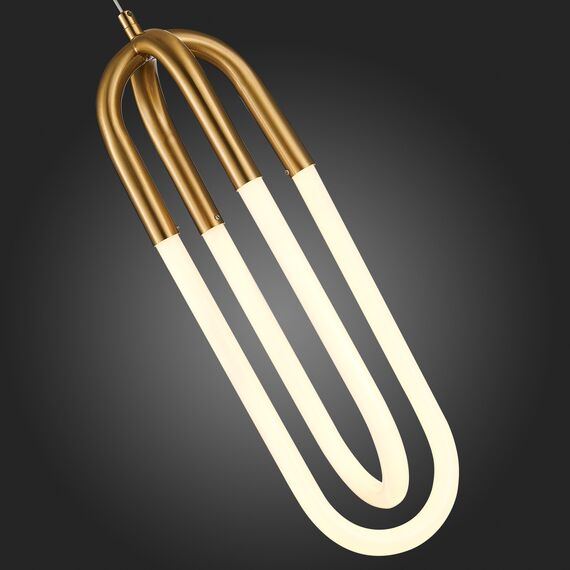 SL1579.303.02 Подвес ST-Luce Латунь/Латунь, Белый LED 2*14W 3000K MOFISTO, изображение 8