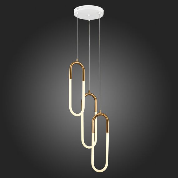 SL1579.303.03 Светильник подвесной ST-Luce Латунь/Латунь, Белый LED 3*14W 3000K MOFISTO, изображение 2