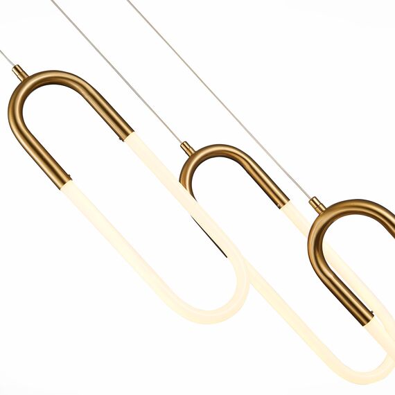 SL1579.303.03 Светильник подвесной ST-Luce Латунь/Латунь, Белый LED 3*14W 3000K MOFISTO, изображение 9