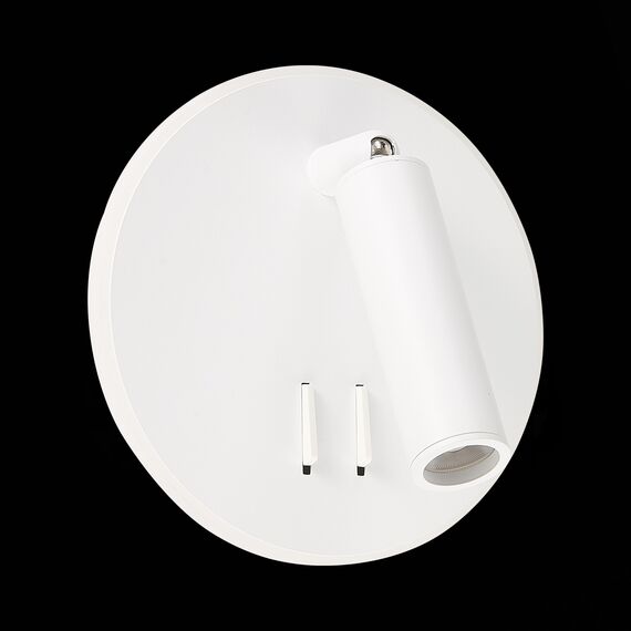 SL1586.513.01 Светильник настенный Белый LED 1*8W 3000K 624Lm Ra>80 24° IP20 L-xW155xH155 170-240V Настенные светильники, изображение 7