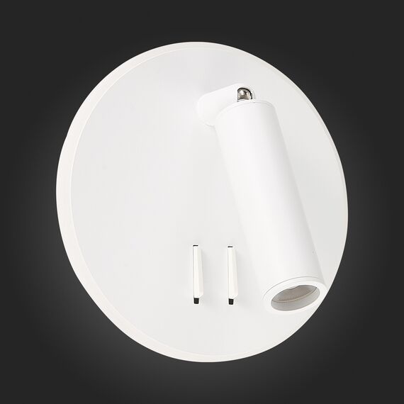 SL1586.513.01 Светильник настенный Белый LED 1*8W 3000K 624Lm Ra>80 24° IP20 L-xW155xH155 170-240V Настенные светильники, изображение 8