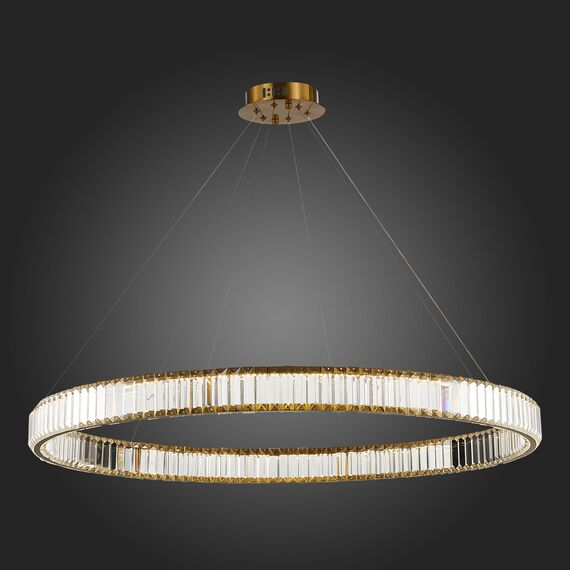 SL1622.313.01 Люстра подвесная ST-Luce Латунь/Прозрачный LED 1*68W 4000K TIVOLI, изображение 2