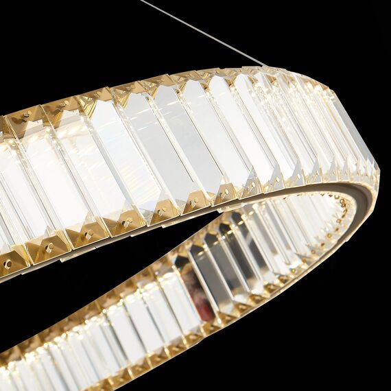 SL1622.313.01 Люстра подвесная ST-Luce Латунь/Прозрачный LED 1*68W 4000K TIVOLI, изображение 7