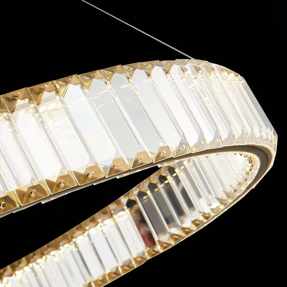 SL1622.363.01 Люстра подвесная ST-Luce Латунь/Прозрачный LED 1*40W 4000K TIVOLI, изображение 7