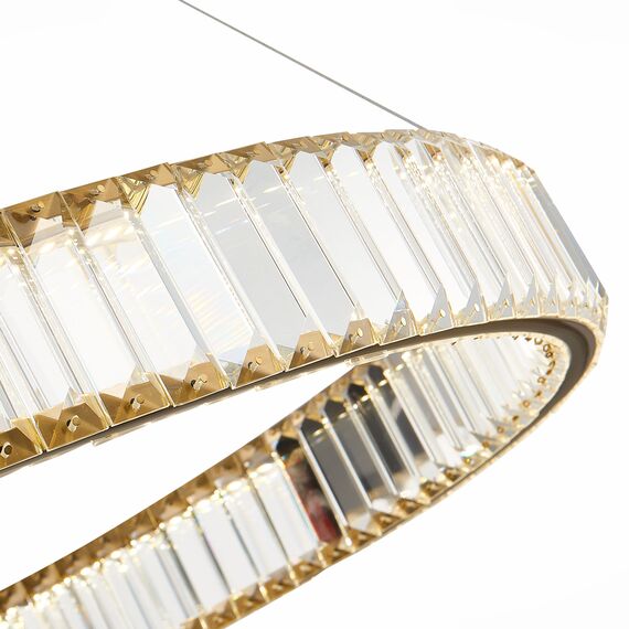 SL1622.363.01 Люстра подвесная ST-Luce Латунь/Прозрачный LED 1*40W 4000K TIVOLI, изображение 9