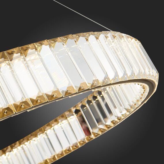 SL1622.383.01 Люстра подвесная ST-Luce Латунь/Прозрачный LED 1*52W 4000K TIVOLI, изображение 8