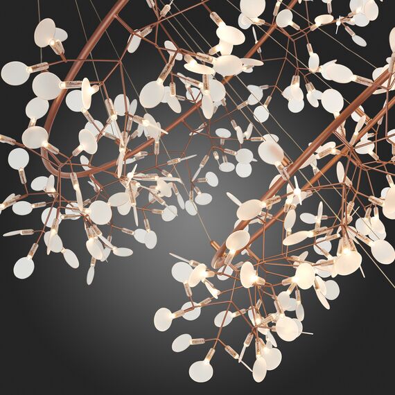 SL379.203.486 Люстра подвесная ST-Luce Медный/Белый LED 486*0,5W 3500K  (из 3-х коробок) RAFINA, изображение 8