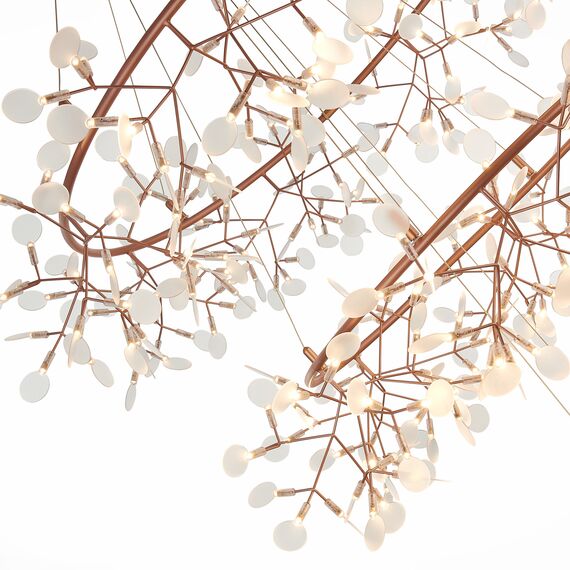 SL379.203.486 Люстра подвесная ST-Luce Медный/Белый LED 486*0,5W 3500K  (из 3-х коробок) RAFINA, изображение 9