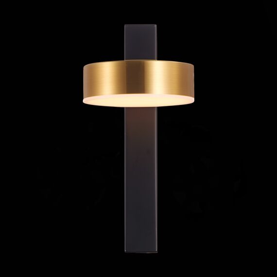 SL6000.301.01 Светильник настенный ST-Luce Черный/Латунь LED 1*7W 3000K PANCES, изображение 7