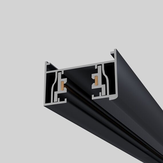 ST001.439.00 Шинопровод однофазный накладной  ST-Luce Черный Длина 3 000мм BASE, изображение 6