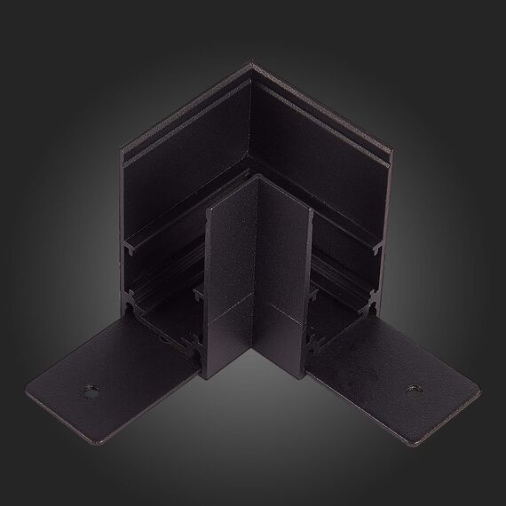 ST007.419.00 Угол-соединитель для подвесного / накладного магнитного шинопровода  ST-Luce Черный SKYLINE 48, изображение 2