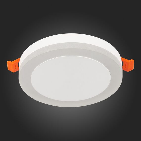 ST104.542.06 Светильник встраиваемый Белый LED 1*6W 4000K 468Lm Ra>80 120° IP20 D110xH20 170-240V Встраиваемые светильники, изображение 5