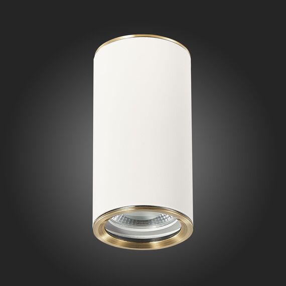 ST111.537.01 Светильник потолочный Белый GU10 1*50W D54xH105 220V Без ламп Накладные светильники, изображение 5