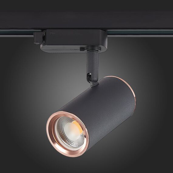 ST301.426.01 Св-к трек. Черный GU10 1*50W L104xW54xH111 220V Без ламп BASE, изображение 5