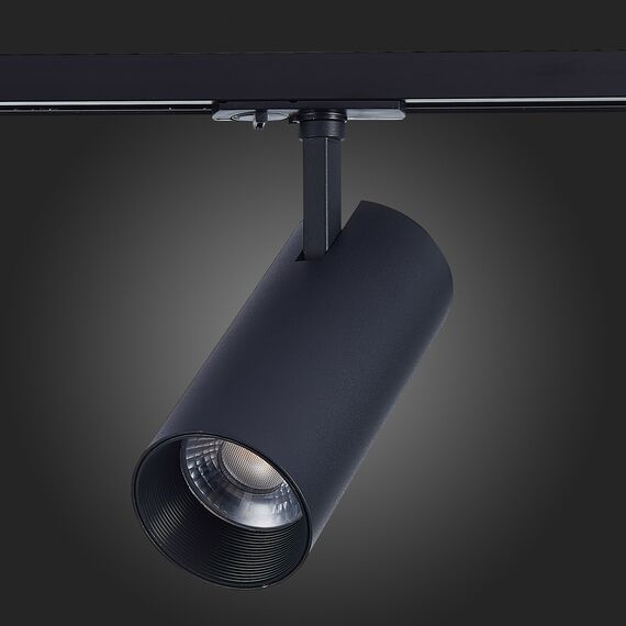 ST350.446.30.36 Св-к трек. Черный LED 1*30W 4000K 2 700Lm Ra?90 36° IP20 L177xW77xH204 100-240V BASE, изображение 5