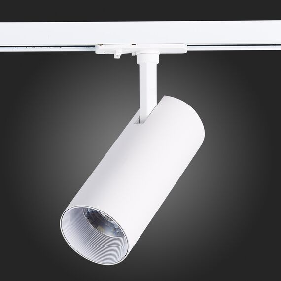 ST350.536.15.36 Св-к трек. Белый LED 1*15W 3000K 1 350Lm Ra?80 36° IP20 L158xW65xH193 100-240V BASE, изображение 5