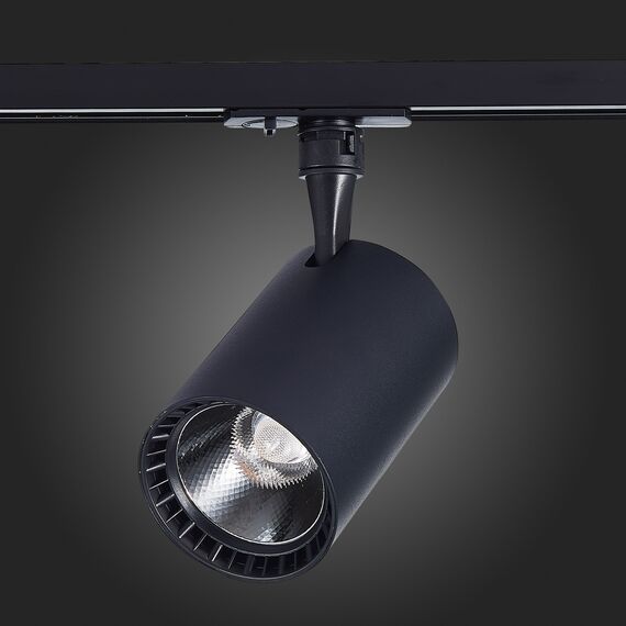 ST351.436.15.36 Св-к трек. Черный LED 1*15W 3000K 1 350Lm Ra?90 36° IP20 L118xW78xH174 100-240V BASE, изображение 5