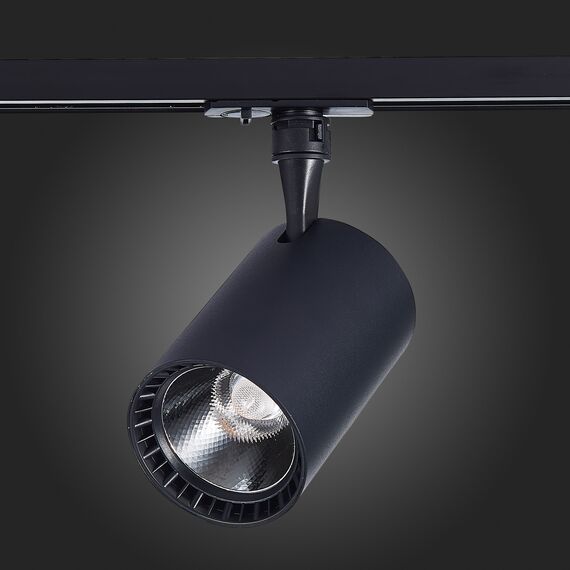 ST351.436.20.36 Св-к трек. Черный LED 1*20W 3000K 1 800Lm Ra?90 36° IP20 L118xW78xH174 100-240V BASE, изображение 5