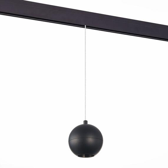 ST354.433.12 Магнитный трековый светильник подвесной Черный LED 1*12W 3000K 750Lm Ra>80 36° IP20 D10 SKYLINE 48, изображение 6