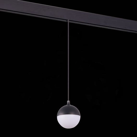 ST358.433.07 Магнитный трековый светильник подвесной Черный LED 1*7W 3000K 520Lm Ra>80 120° IP20 D90 SKYLINE 48, изображение 4