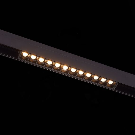 ST361.436.12 Магнитный трековый светильник Черный LED 1*12W 3000K 1 009Lm Ra&gt;90 36° IP20 L222xW22xH4 SKYLINE 48