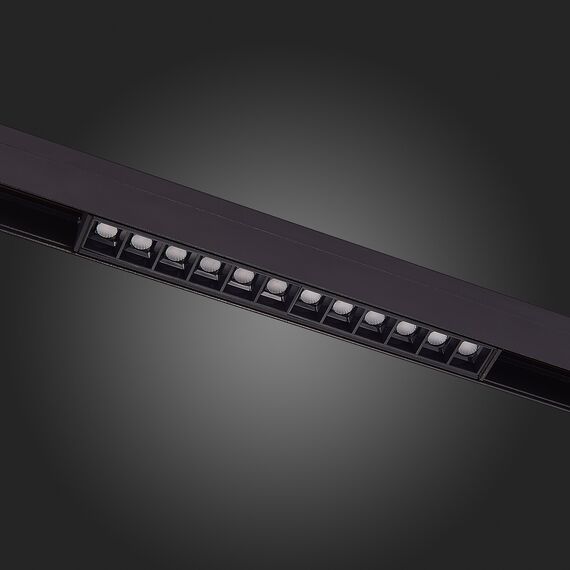 ST361.436.12 Магнитный трековый светильник Черный LED 1*12W 3000K 1 009Lm Ra>90 36° IP20 L222xW22xH4 SKYLINE 48, изображение 5