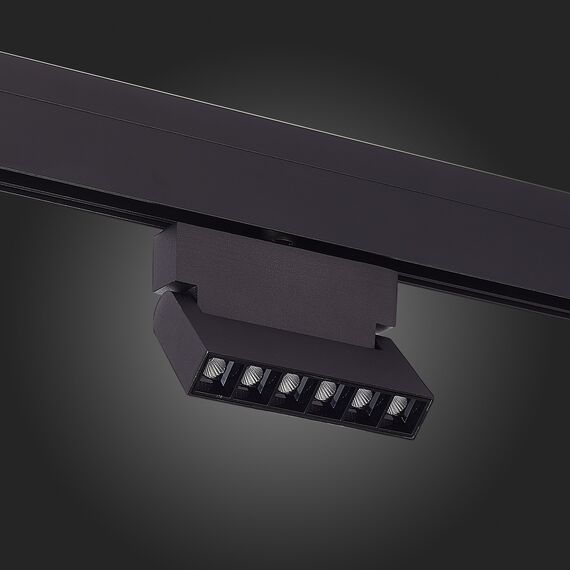 ST362.436.06 Магнитный трековый светильник Черный LED 1*6W 3000K 532Lm Ra>80 36° IP20 L120xW22xH134 SKYLINE 48, изображение 5