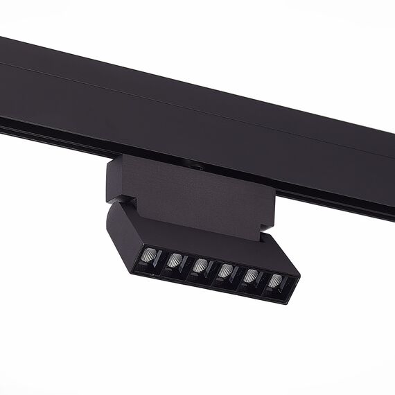ST362.436.06 Магнитный трековый светильник Черный LED 1*6W 3000K 532Lm Ra>80 36° IP20 L120xW22xH134 SKYLINE 48, изображение 6