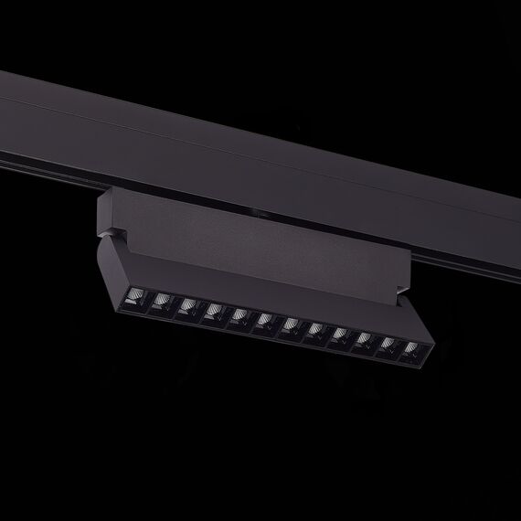 ST362.436.12 Магнитный трековый светильник Черный LED 1*12W 3000K 1 009Lm Ra>80 36° IP20 L219xW22xH1 SKYLINE 48, изображение 4