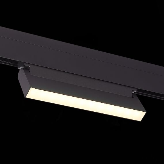 ST363.436.12 Магнитный трековый светильник Черный LED 1*12W 3000K 720Lm Ra&gt;90 120 IP20 L219xW22xH108 SKYLINE 48
