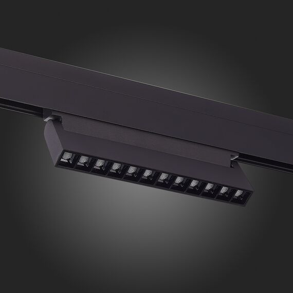 ST364.446.12 Магнитный трековый светильник Черный LED 1*12W 4000K 1 009Lm Ra>90 36° IP20 L219xW22xH1 SKYLINE 48, изображение 5
