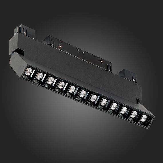 ST364.446.12 Магнитный трековый светильник Черный LED 1*12W 4000K 1 009Lm Ra>90 36° IP20 L219xW22xH1 SKYLINE 48, изображение 8