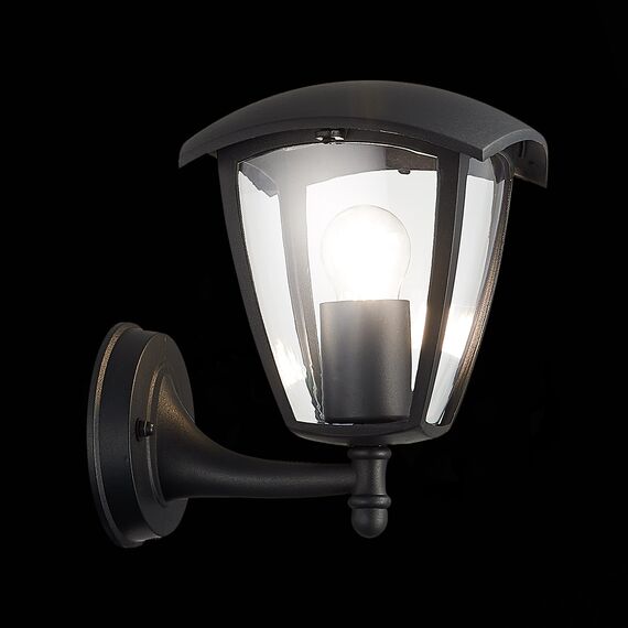SL081.401.01 Светильник уличный настенный ST-Luce Черный/Черный, Прозрачный E27 1*40W SIVINO, изображение 7