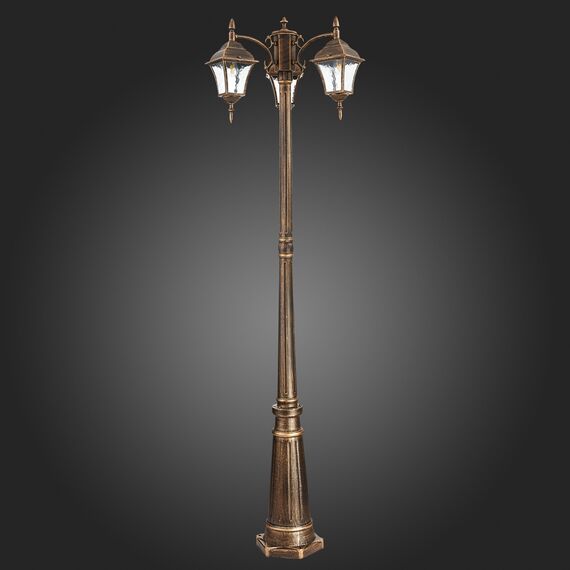 SL082.205.03 Светильник уличный наземный ST-Luce Бронза/Бронза, Прозрачный E27 3*60W DOMENICO, изображение 5