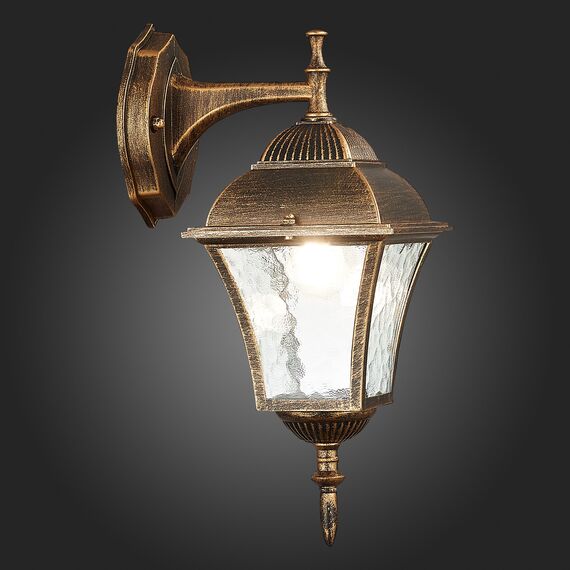 SL082.211.01 Светильник уличный настенный ST-Luce Бронза/Бронза, Прозрачный E27 1*60W DOMENICO, изображение 8