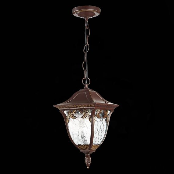SL083.703.01 Светильник уличный подвесной ST-Luce Кофейный/Кофейный, Прозрачный E27 1*60W CHIANI, изображение 4