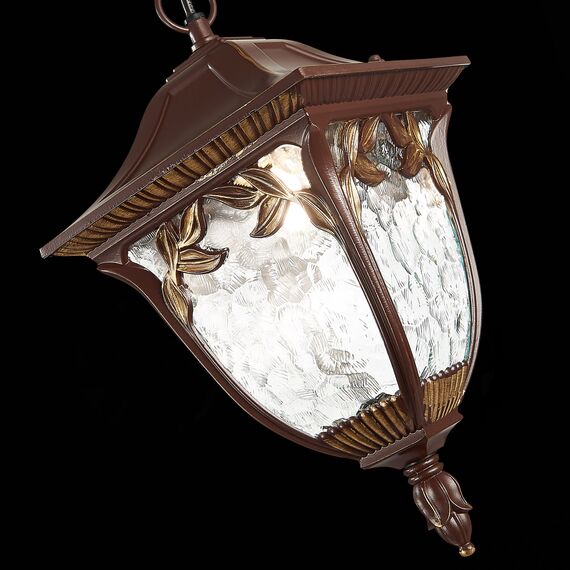 SL083.703.01 Светильник уличный подвесной ST-Luce Кофейный/Кофейный, Прозрачный E27 1*60W CHIANI, изображение 7