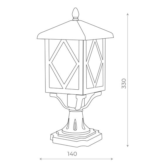 SL084.403.01 Светильник уличный подвесной ST-Luce Черный/Черный, Прозрачный E27 1*60W LORNE, изображение 10