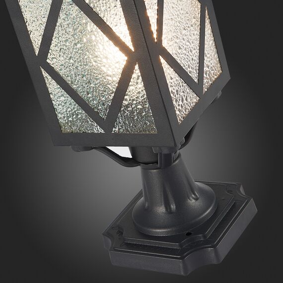 SL084.405.01 Светильник уличный наземный ST-Luce Черный/Черный, Прозрачный E27 1*60W LORNE, изображение 8