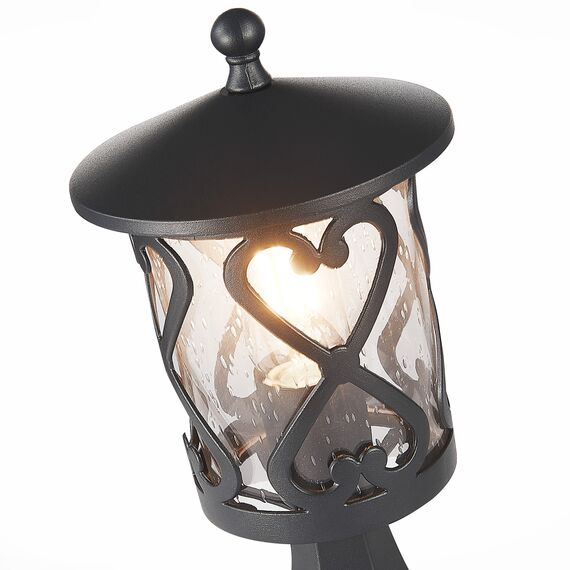 SL085.405.01 Светильник уличный наземный ST-Luce Черный/Черный, Прозрачный E27 1*60W LORNE, изображение 9