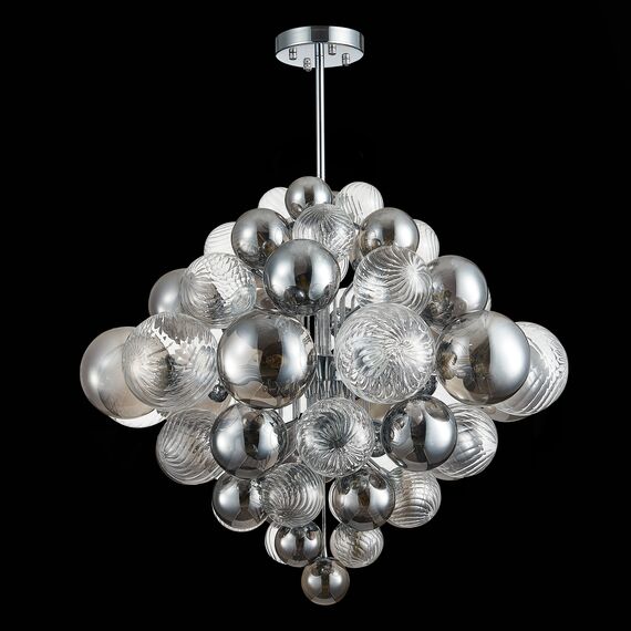 SL1124.103.29 Люстра подвесная ST-Luce Хром/Дымчатый, Прозрачный G9 29*5W 4000K VINETTO, изображение 4