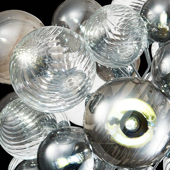 SL1124.103.29 Люстра подвесная ST-Luce Хром/Дымчатый, Прозрачный G9 29*5W 4000K VINETTO, изображение 10