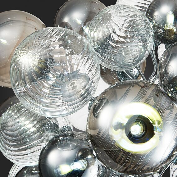 SL1124.103.29 Люстра подвесная ST-Luce Хром/Дымчатый, Прозрачный G9 29*5W 4000K VINETTO, изображение 11