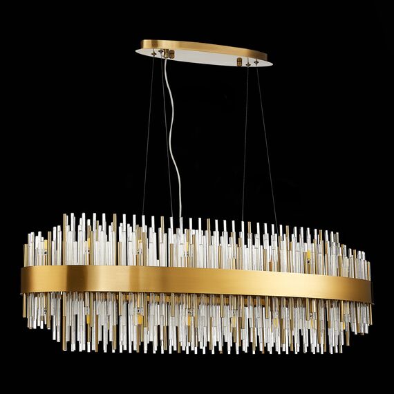 SL1158.303.32 Люстра подвесная ST-Luce Латунь/Латунь, Прозрачный G9 32*5W NITIDO, изображение 4