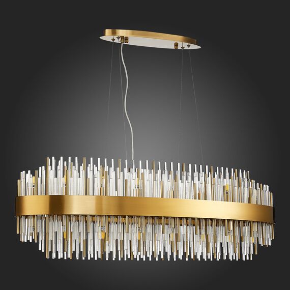 SL1158.303.32 Люстра подвесная ST-Luce Латунь/Латунь, Прозрачный G9 32*5W NITIDO, изображение 5