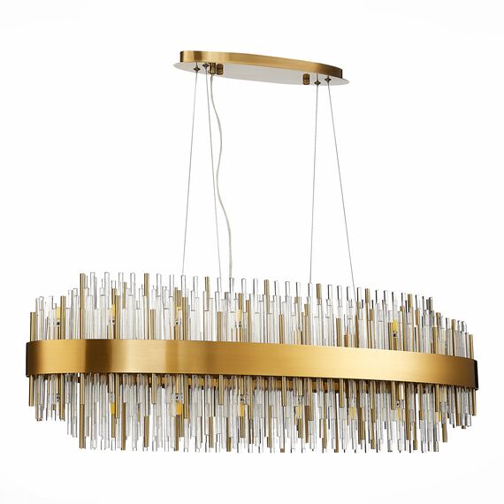 SL1158.303.32 Люстра подвесная ST-Luce Латунь/Латунь, Прозрачный G9 32*5W NITIDO, изображение 6