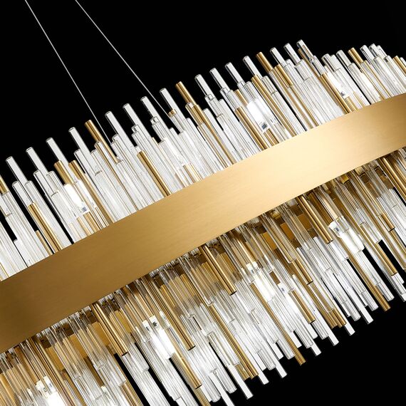 SL1158.303.32 Люстра подвесная ST-Luce Латунь/Латунь, Прозрачный G9 32*5W NITIDO, изображение 10